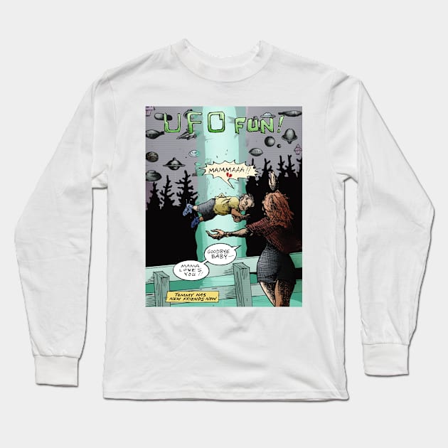 UFO Fun! Long Sleeve T-Shirt by Froobius